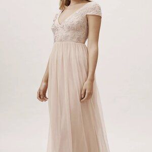 Anthropologie BDHLN Diaz Blush Bridesmaid Dress